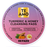 TE AMO TURMERIC CLEANSING PADS 50 Pads - 3 VARIETIES