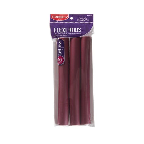 Red by Kiss Flexi Rods Heatless Hair Curlers Blue 10"