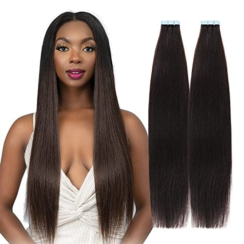 Janet Collection Natural Remy Human Straight Hair Tape in Extension