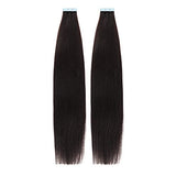 Janet Collection Natural Remy Human Straight Hair Tape in Extension