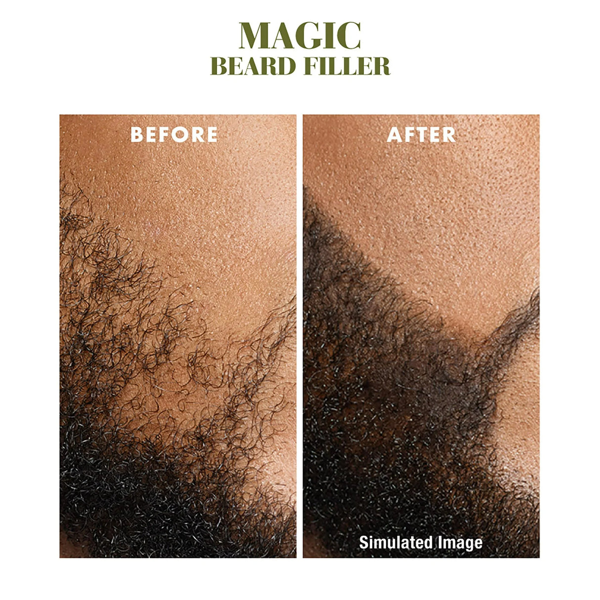 Marilyn Miglin Natural Black Magic Beard Filler & Hair Color Touch-Up Stick – Quick Drying 0.5 oz