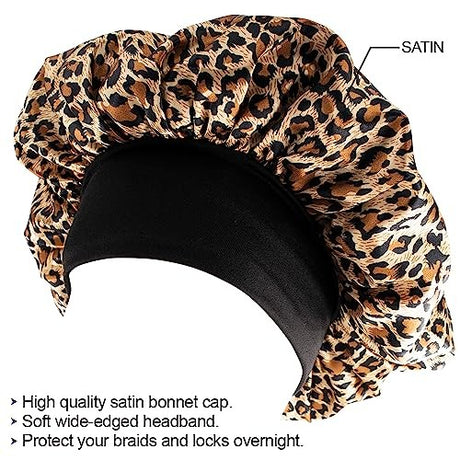 BEAUTY TOWN WIDE EDGE SATIN BONNET