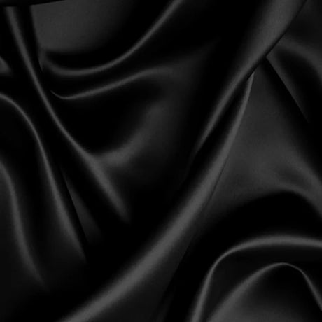 Evolve Satin Edge Wrap Scarf Black (1772)