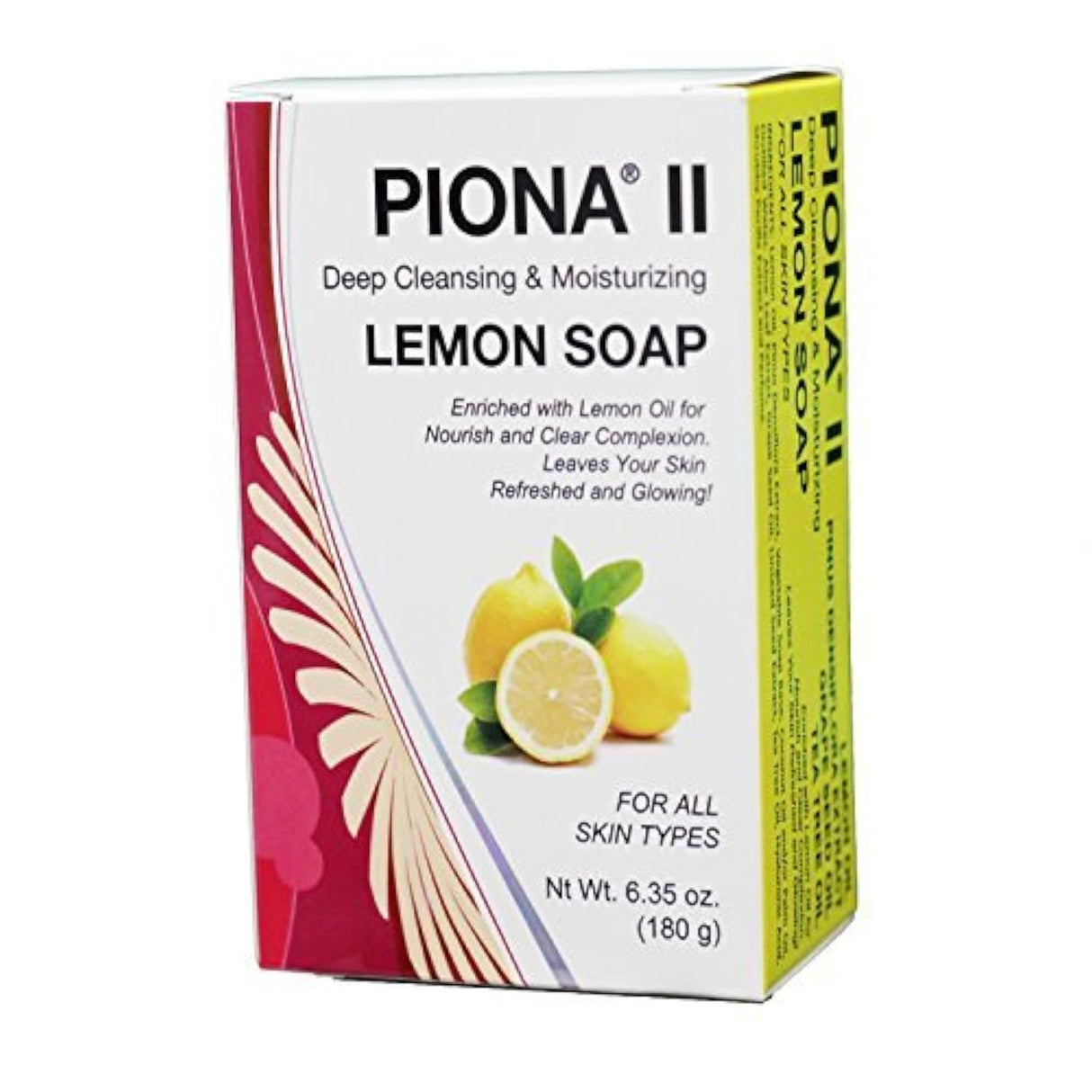 Piona II Cleansing & Moisturizing Lemon Soap 180G