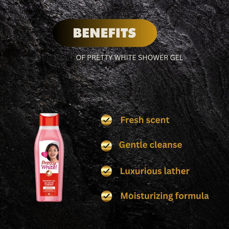Pretty White Refreshing Shower Gel 500ML