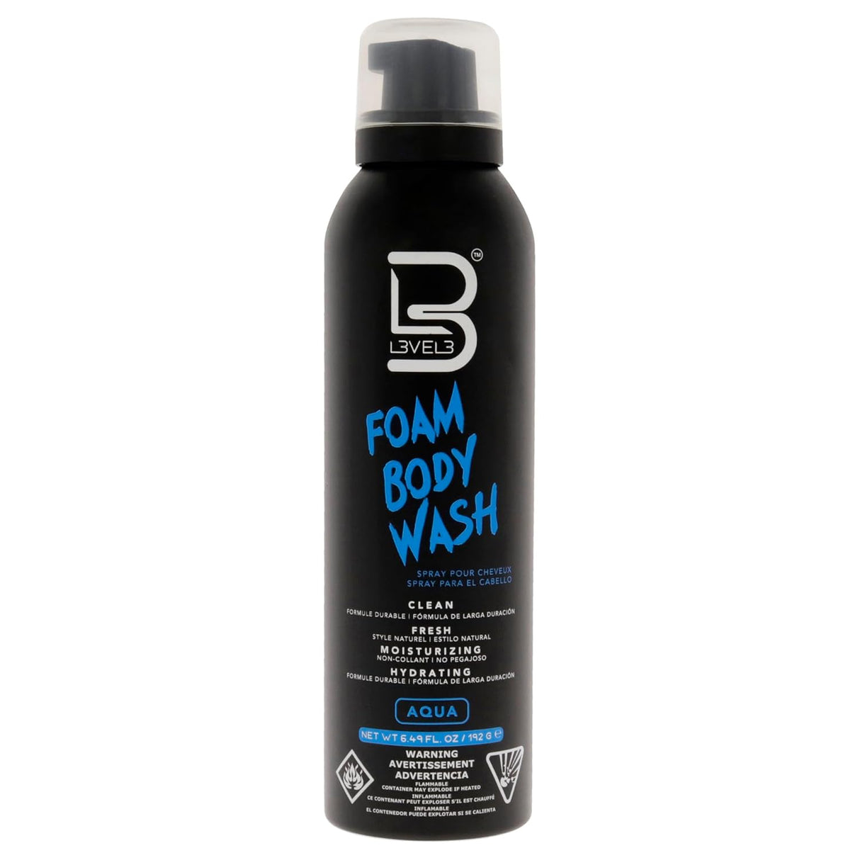 Level3 Foam Body Wash 6.49 oz