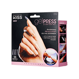 KISS Starter Ready-To-Wear Nails Long Coffin Shaped Smudge Proof Waterproof Kit