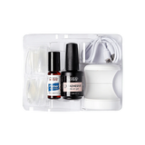 KISS Starter Ready-To-Wear Nails Long Coffin Shaped Smudge Proof Waterproof Kit