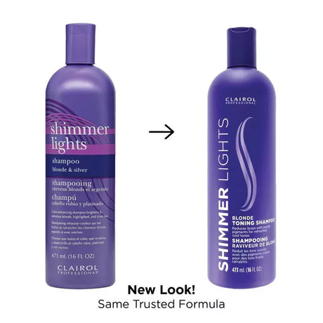 Clairol Professional Shimmer Lights Blonde & Silver Toning Shampoo