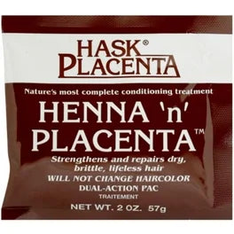 Hask Henna 'N' Placenta Regular Conditioning Treatment Packet 2Oz