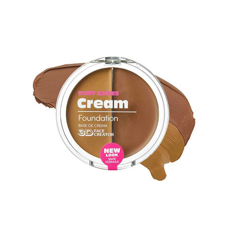 RUBY Kisses 3D Face Creator Duo Cream Foundation & Concealer Buildable Coverage