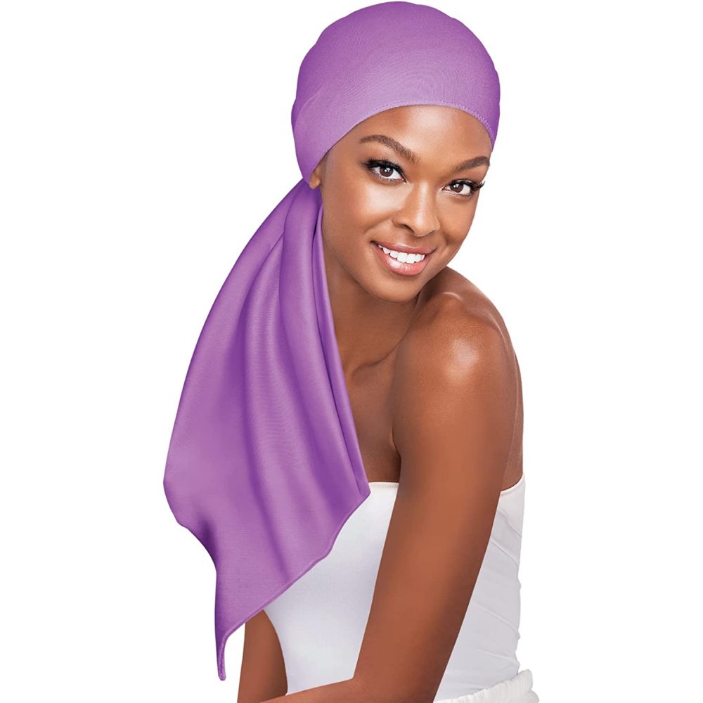 Red By Kiss Satin Wrap Scarf Purple HQ130