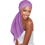 Red By Kiss Satin Wrap Scarf Purple HQ130