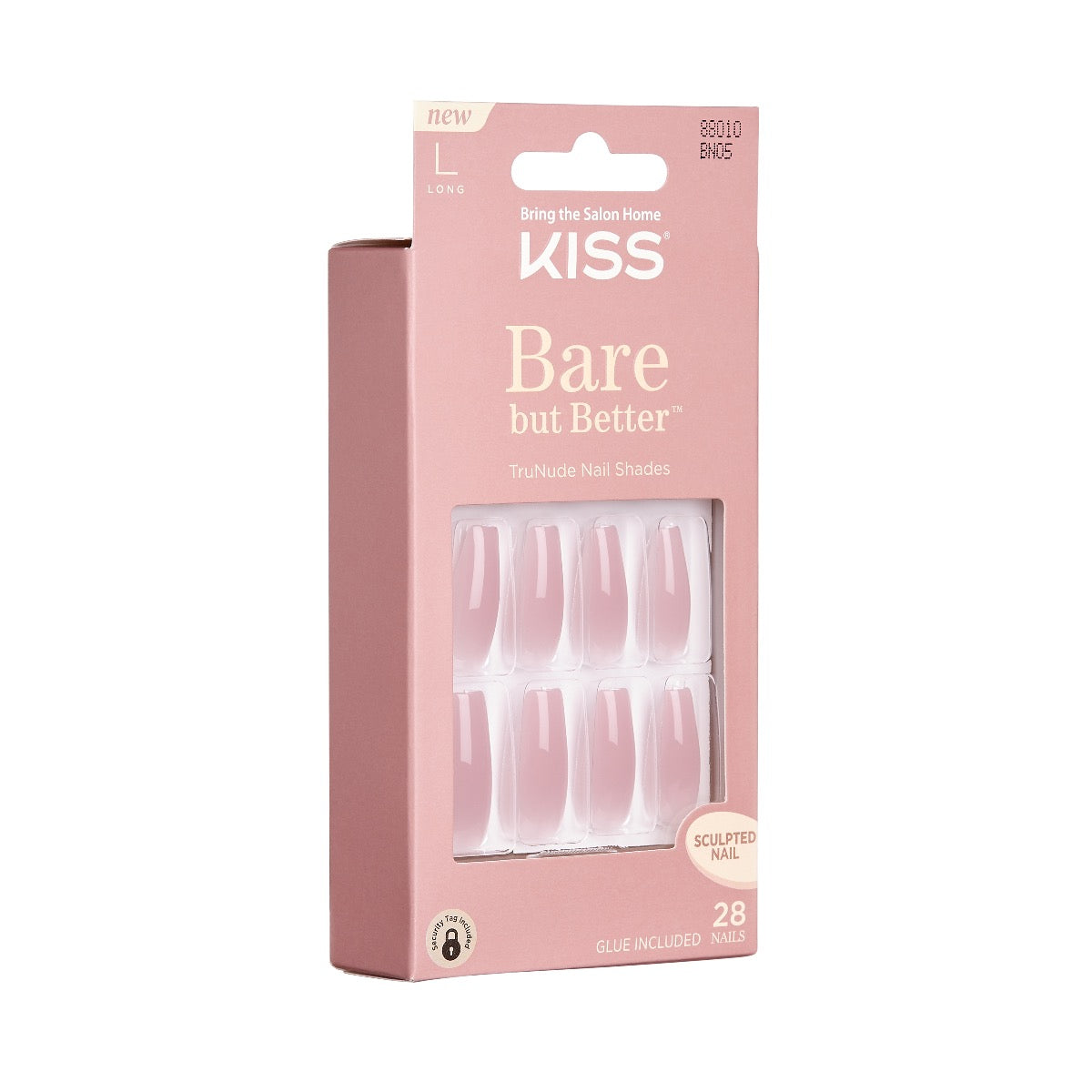KISS Bare But Better Nails Berry Nude   Natural-Looking Press On Manicure BN05