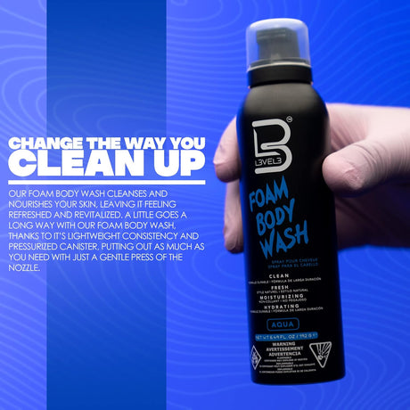 Level3 Foam Body Wash 6.49 oz