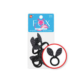 KISS RABBIT EAR PONYTAIL HOLDER 6BANDS