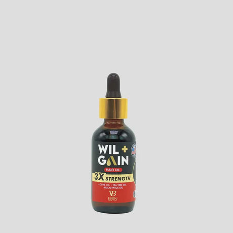 Wil Gain Hair Oil 2X Strength Cumin + Pumpkin 2oz Herbal Natural Growth Treatment