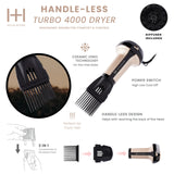 Annie Gold Hot & Hotter Turbo 4000 Ceramic Handless Hair Dryer (5847)