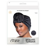 Evolve Satin-Lined Turban