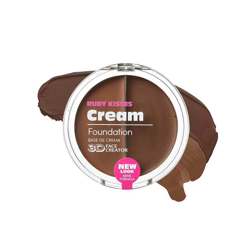 RUBY Kisses 3D Face Creator Duo Cream Foundation & Concealer Buildable Coverage