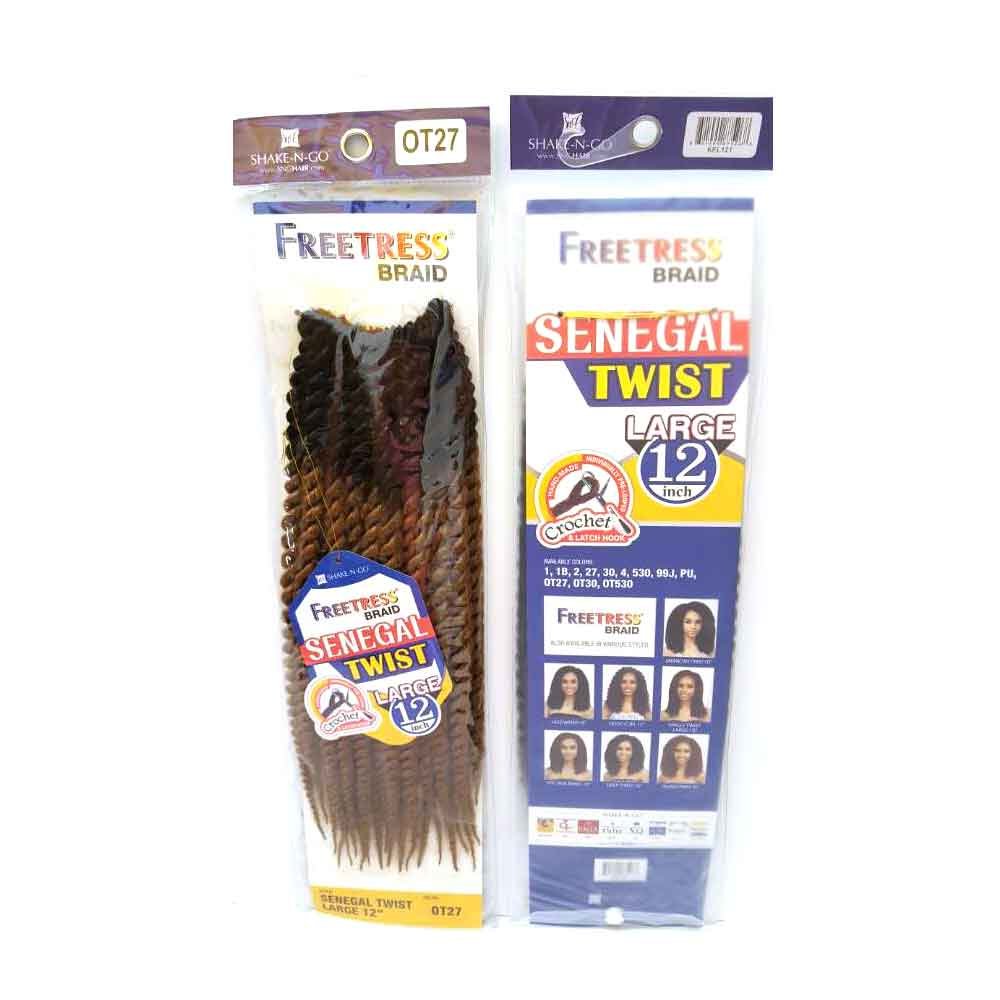4X Senegal Twist 12In – Soft, Lightweight, Pre-Looped Crochet Braiding Hair-3