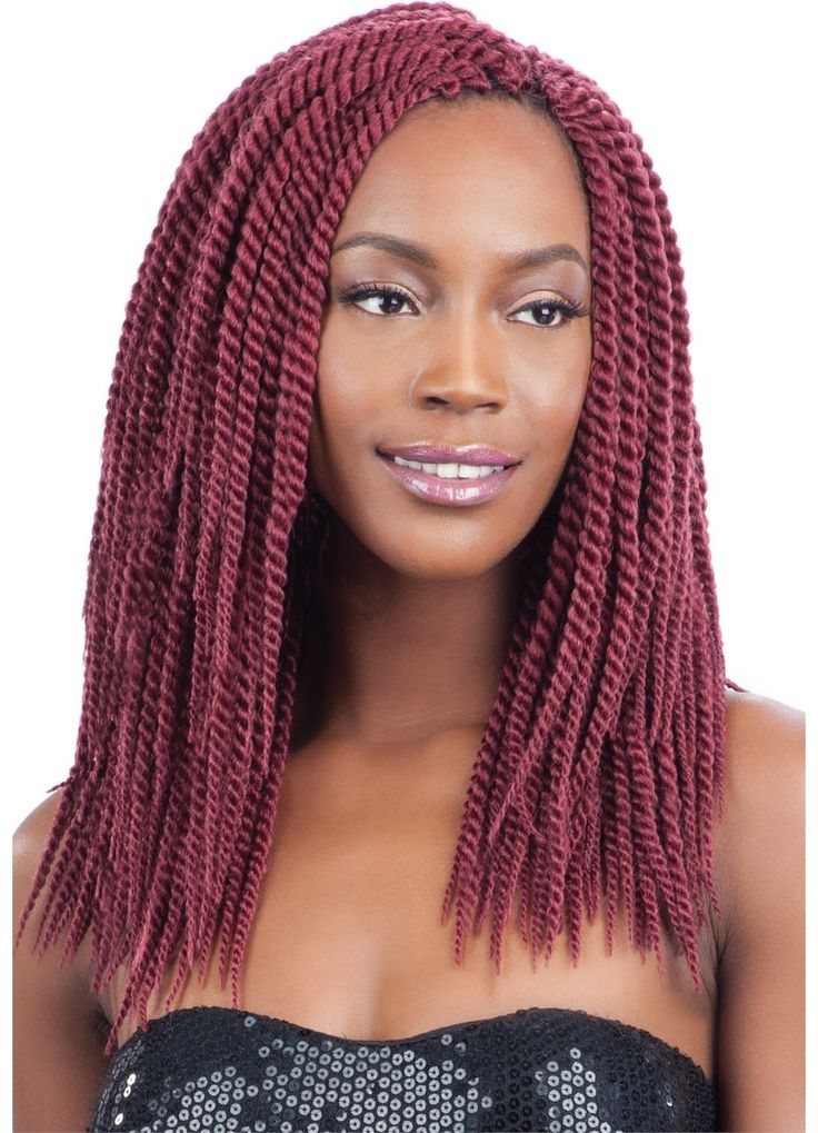 4X Senegal Twist 12In – Soft, Lightweight, Pre-Looped Crochet Braiding Hair