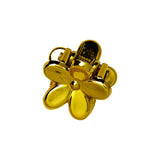 Red Kids Chrome Flower Claw Clip Set 18 PCS PN27