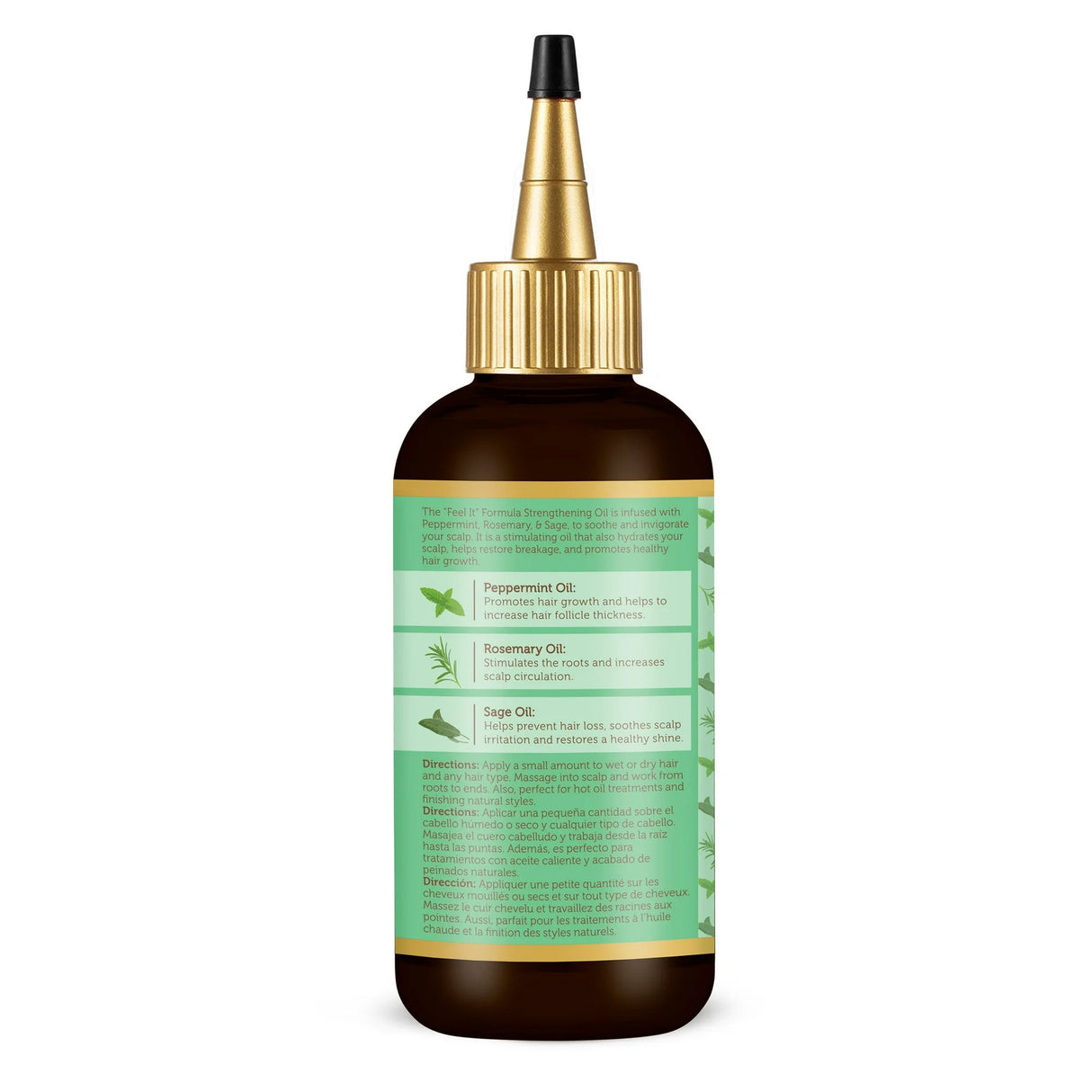 African Pride Peppermint Rosemary & Sage Oil 4 oz