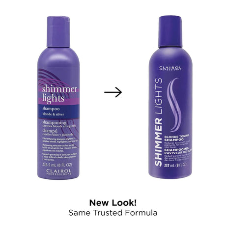 Clairol Professional Shimmer Lights Blonde & Silver Toning Shampoo