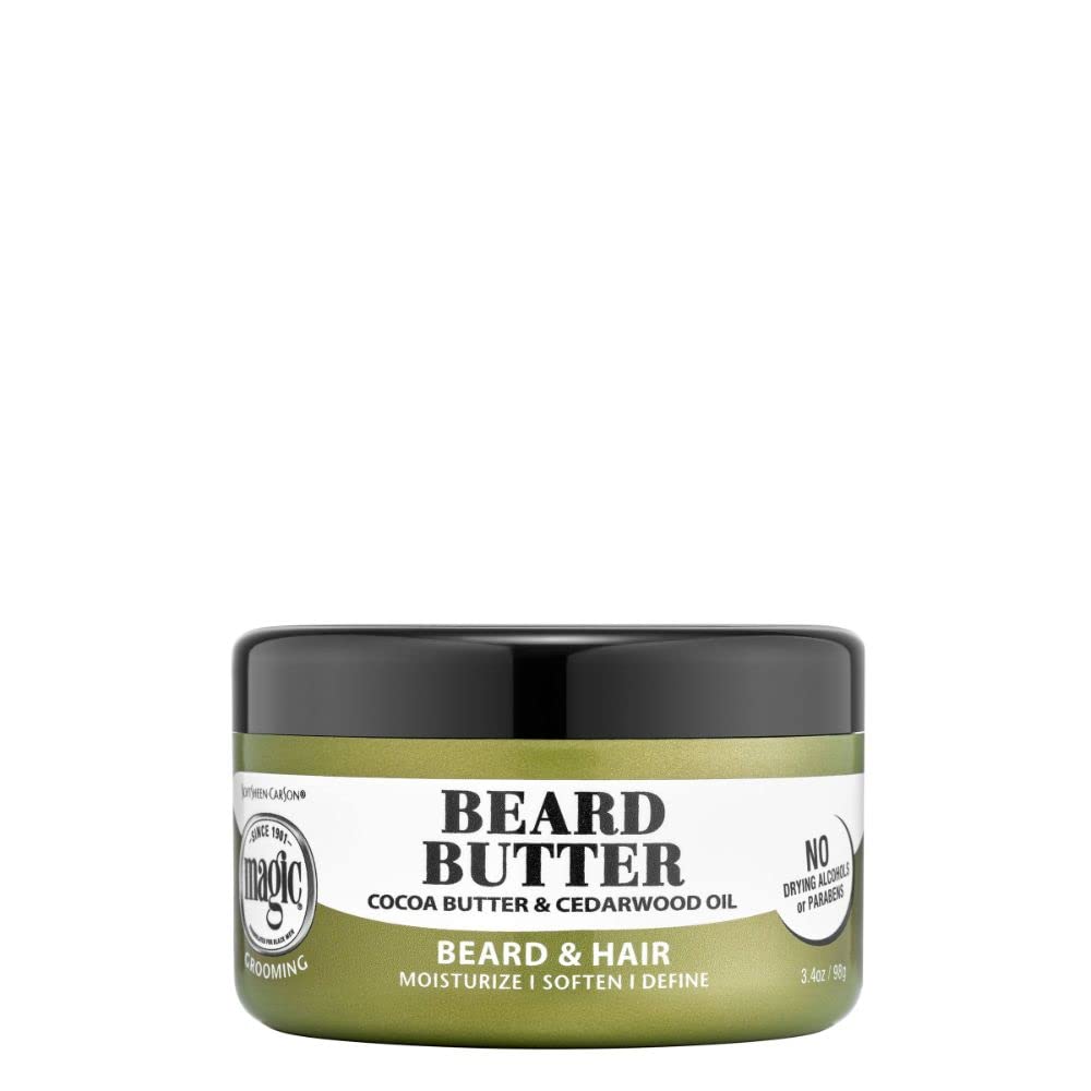 SoftSheen Carson Magic Men's Beard Conditioner, Softens & Defines, Alcohol-Free 3.5 oz