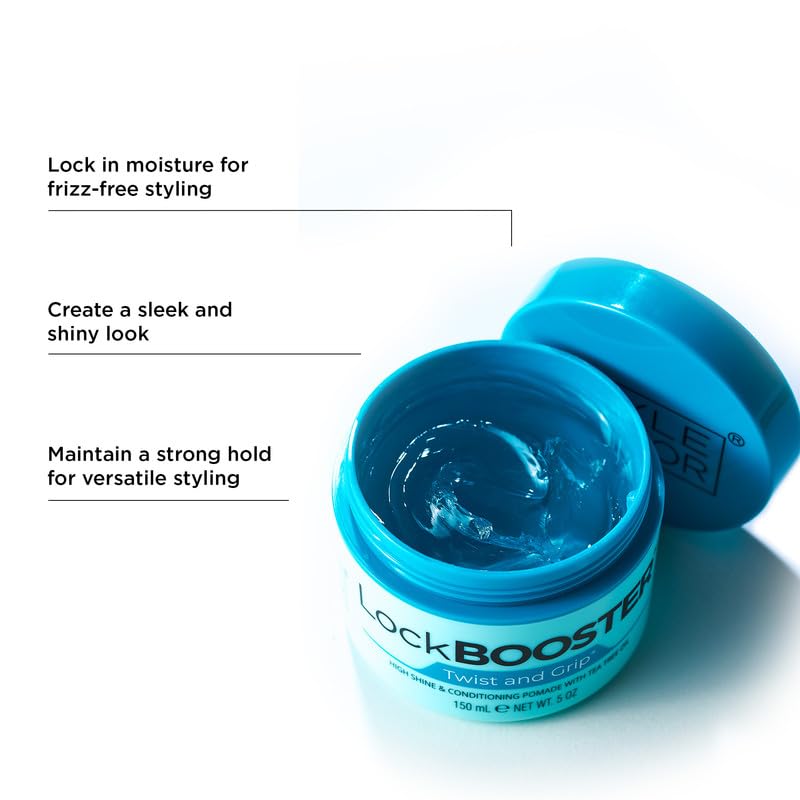 Style Factor Lock Booster Twist & Grip Braid Gel Strong Hold 5 oz