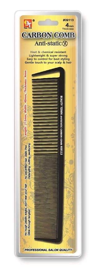 Beauty Town Carbon Styling Comb (09113)