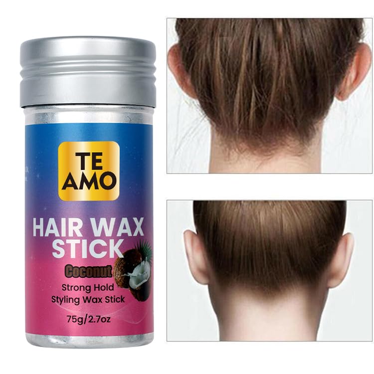 Te Amo Coconut Hair Wax Stick for Flyaways Hair Gel 2.7 oz