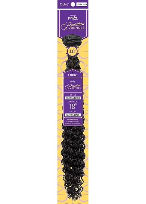 Outre Purple Pack Curly Brazilian Bundle Dominican