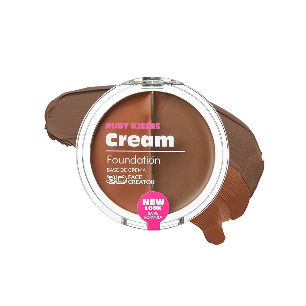 RUBY Kisses 3D Face Creator Duo Cream Foundation & Concealer Buildable Coverage