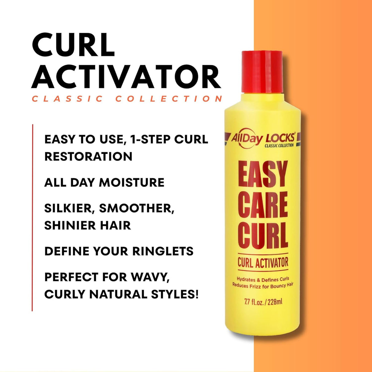 AllDay Locks Classic Easy Care Curl Activator 7.7 oz
