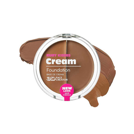 RUBY Kisses 3D Face Creator Duo Cream Foundation & Concealer Buildable Coverage