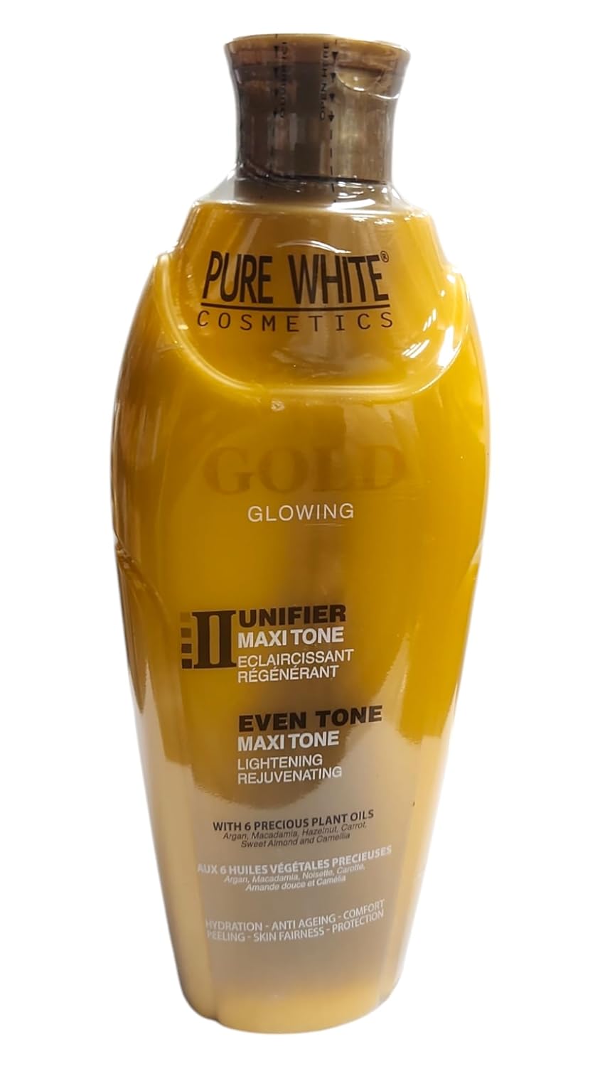 Pure White Gold Glowing 2 Unifier Maxi Tone 6-in-1 Lightening Lotion 400ML