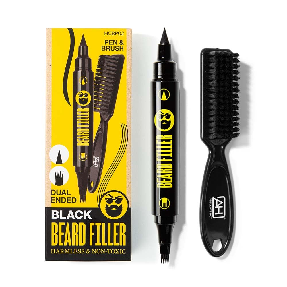 Absolute New York Dual Ended Black Beard Filler Pen (HCBP02)