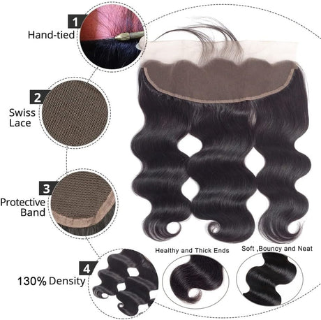 Janet Collection Natural 13x4 Frontal Straight 16"