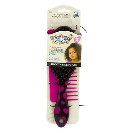 CAMRYN'S BFF DREAMY BOAR HAIR BRUSH & COMB SET