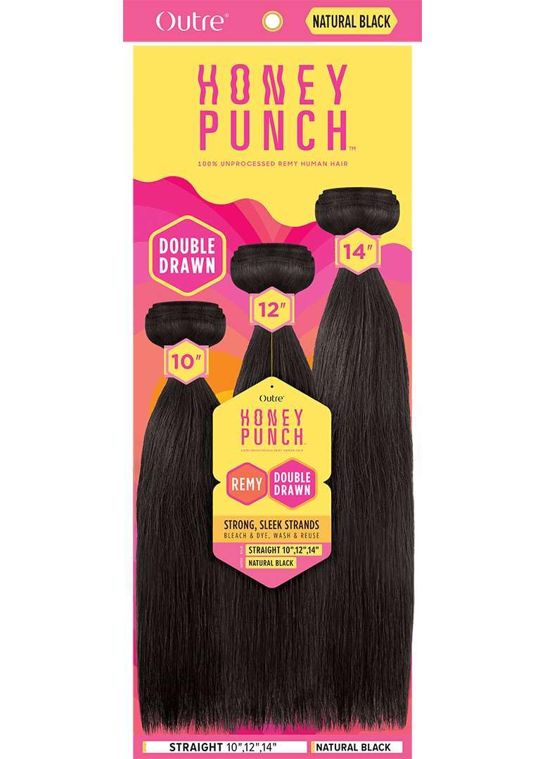 Outre Honey Punch Straight 100% Remi Human Hair