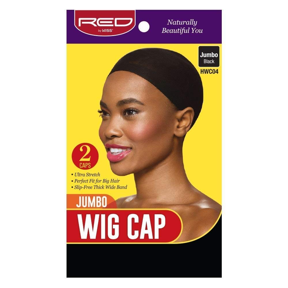 RED BY KISS Jumbo Wig Cap Ultimate Comfort 2 Pack