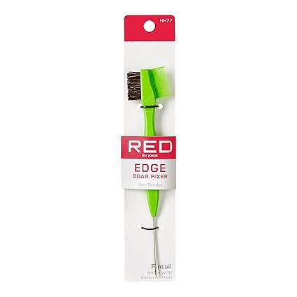 Red by Kiss Edge Brush with Comb & Pintail