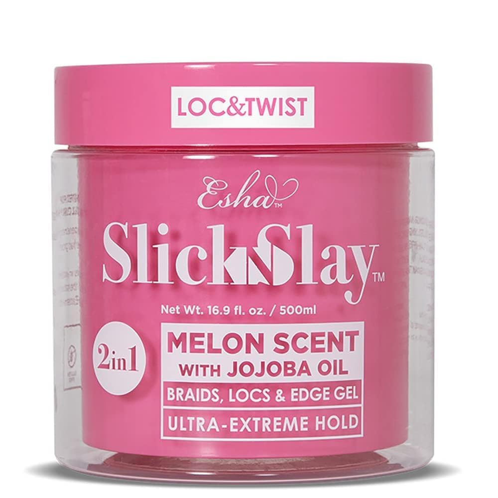 Esha Slick N Slay Braiding Gel 3-in-1 Ultra Extreme Hold Hydrating Conditioning Shining Gel