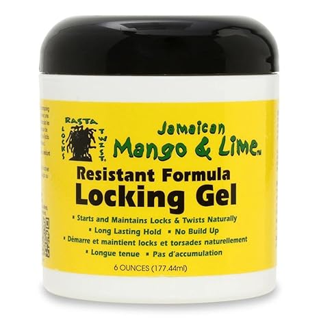 Jamaican Mango & Lime Resistant Locking Gel for Locs & Twists 6Oz