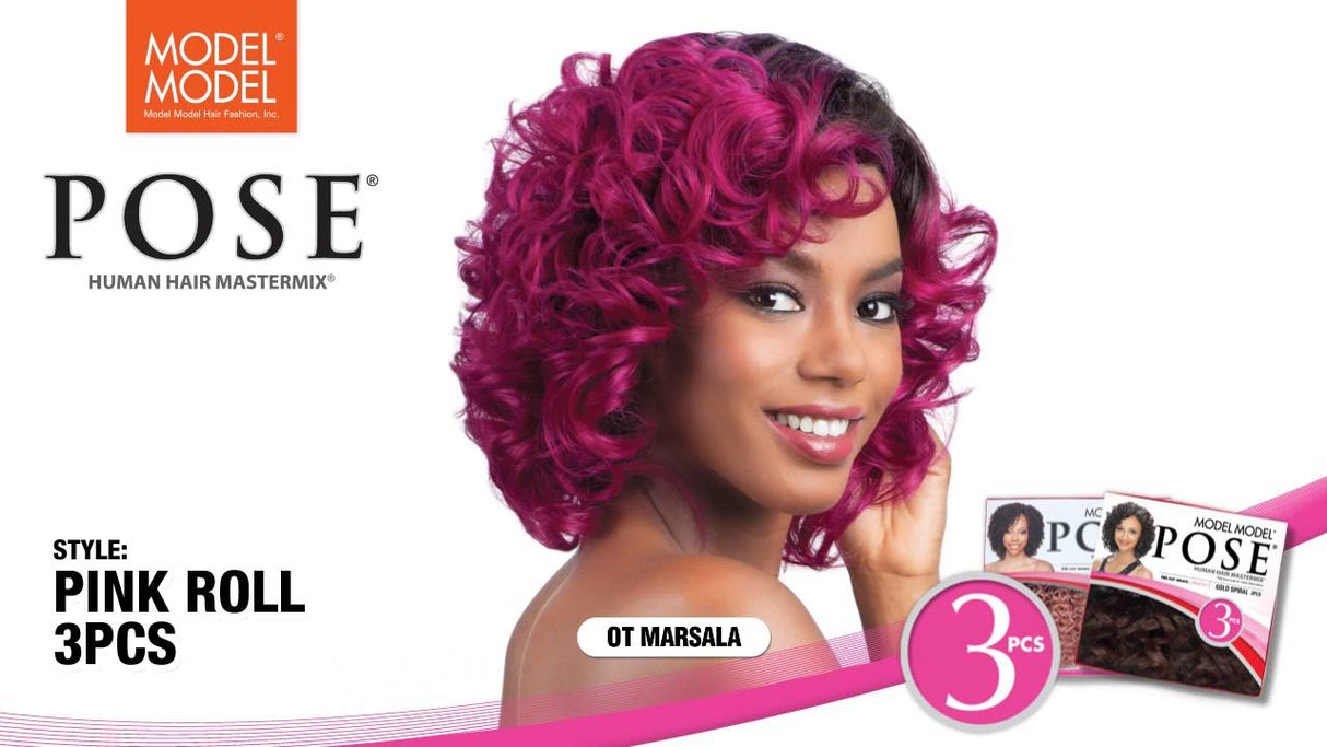 Model Model Pose PINK ROLL 3 Pcs