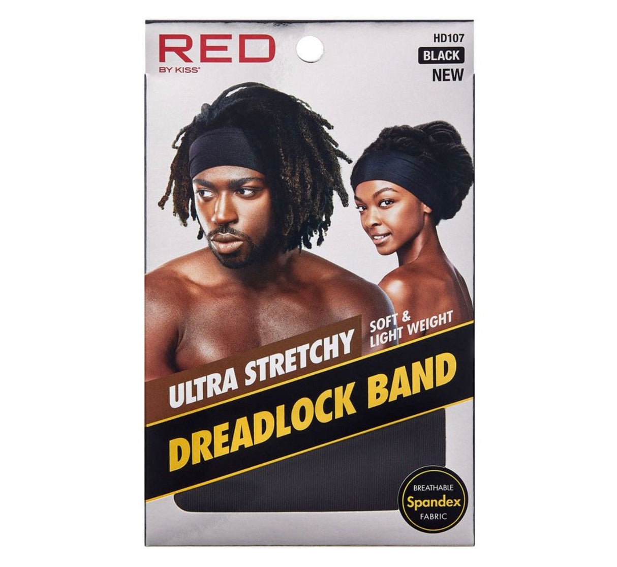 Red Ultra Stretchy Dreadlock Band