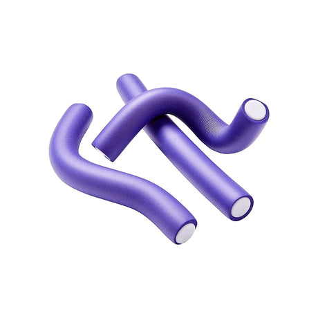 RED BY KISS Rods 7  for Heatless Curls 5pcs 3/4 Diameter Purple