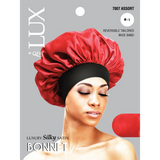 Qfitt Luxury Silky Satin Bonnet XL Pack of 6